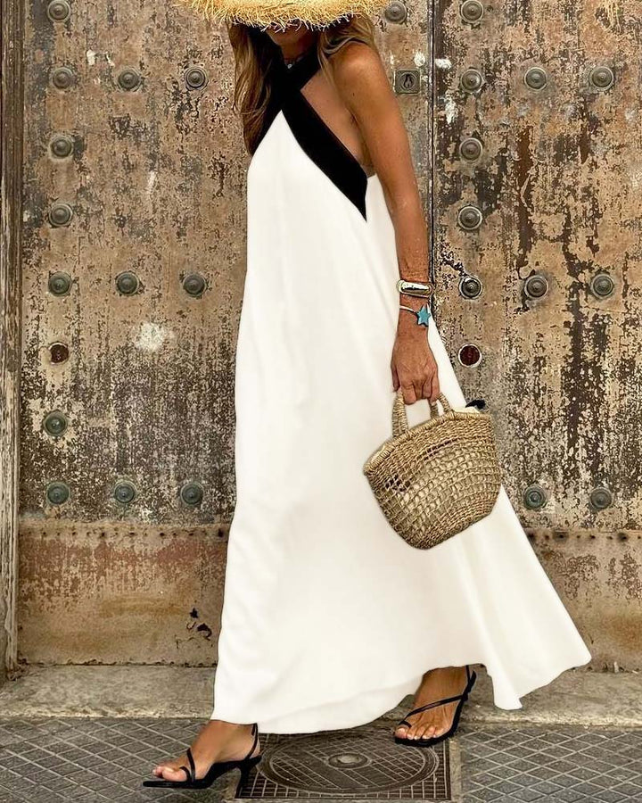 Anne | Elegante jurk met gekruiste hals