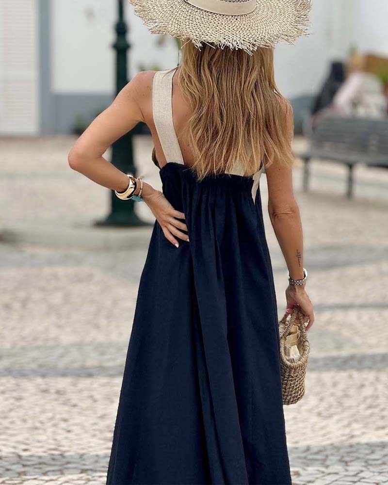 Anne | Elegante jurk met gekruiste hals