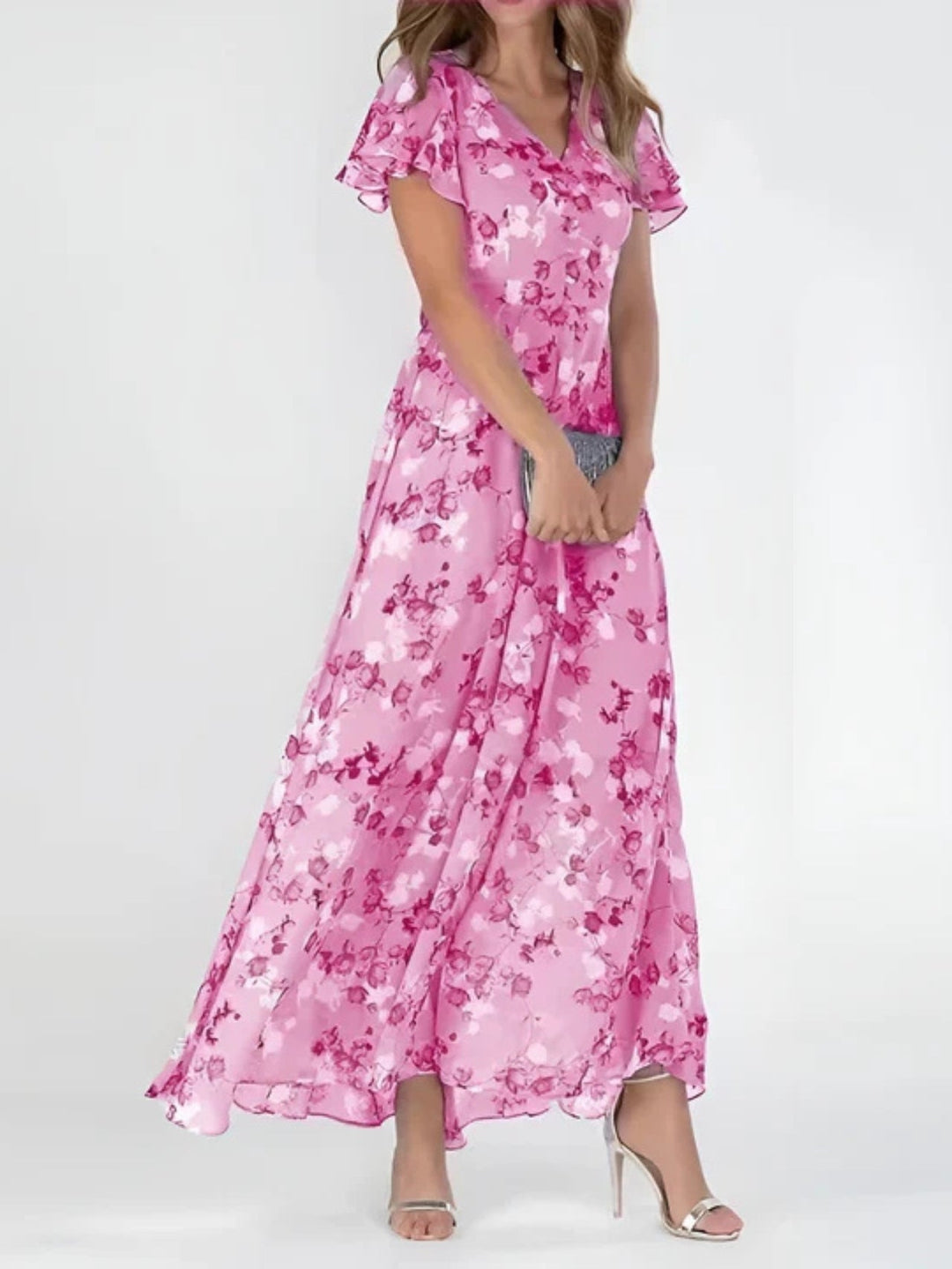 Belle | Elegante jurk die de buik bedekt