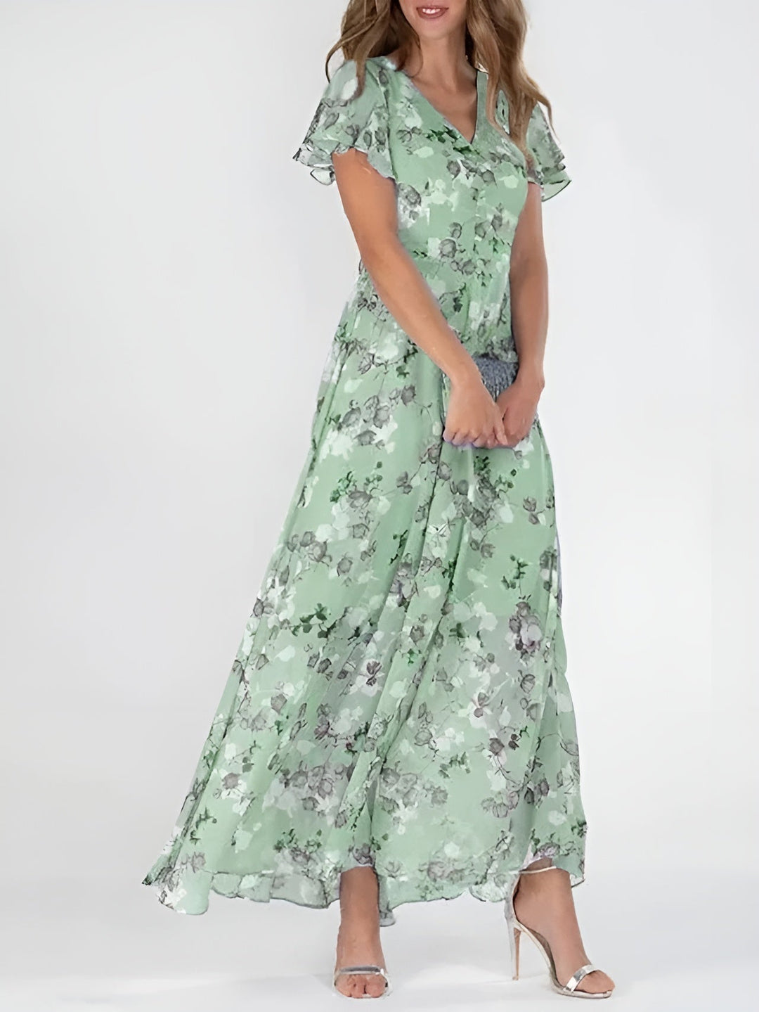 Belle | Elegante jurk die de buik bedekt