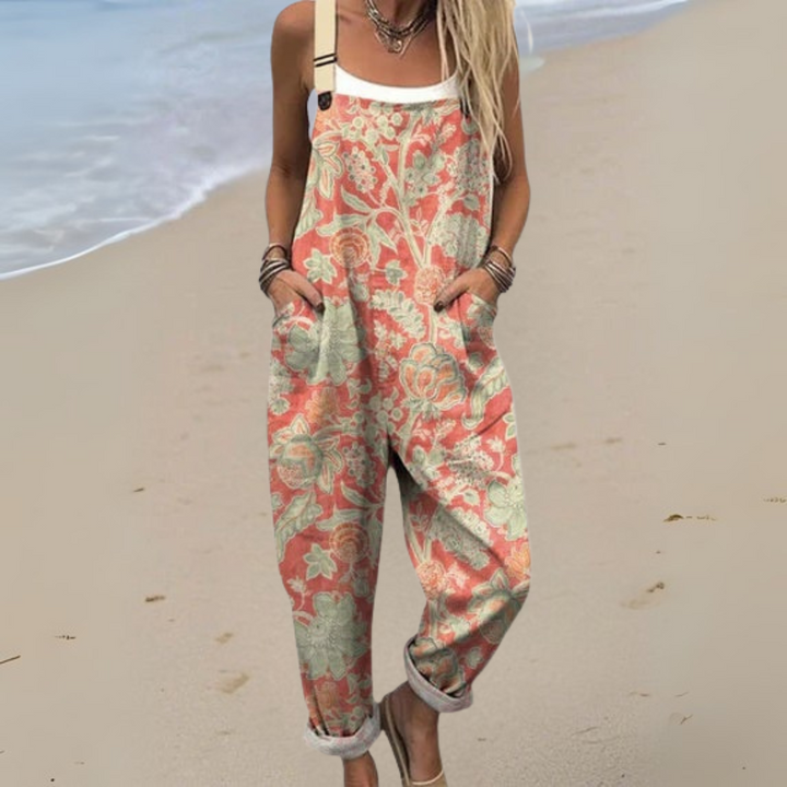 Eline | Jurk met vintage bloemenprint