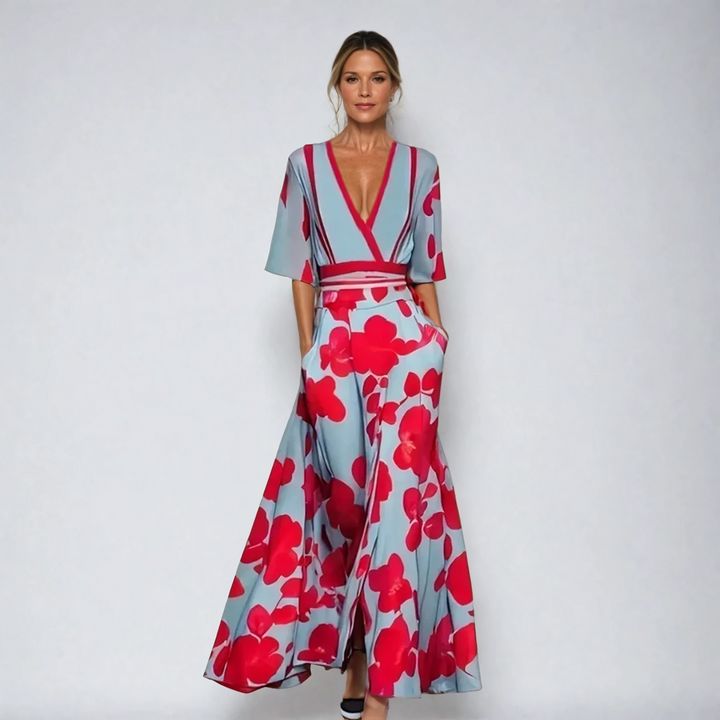 Lily | Elegante Jurk met Bloemenprint