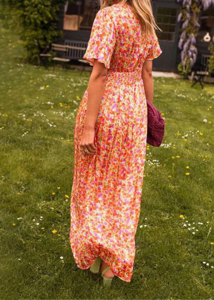 Elisa | Elegante jurk met bloemenprint