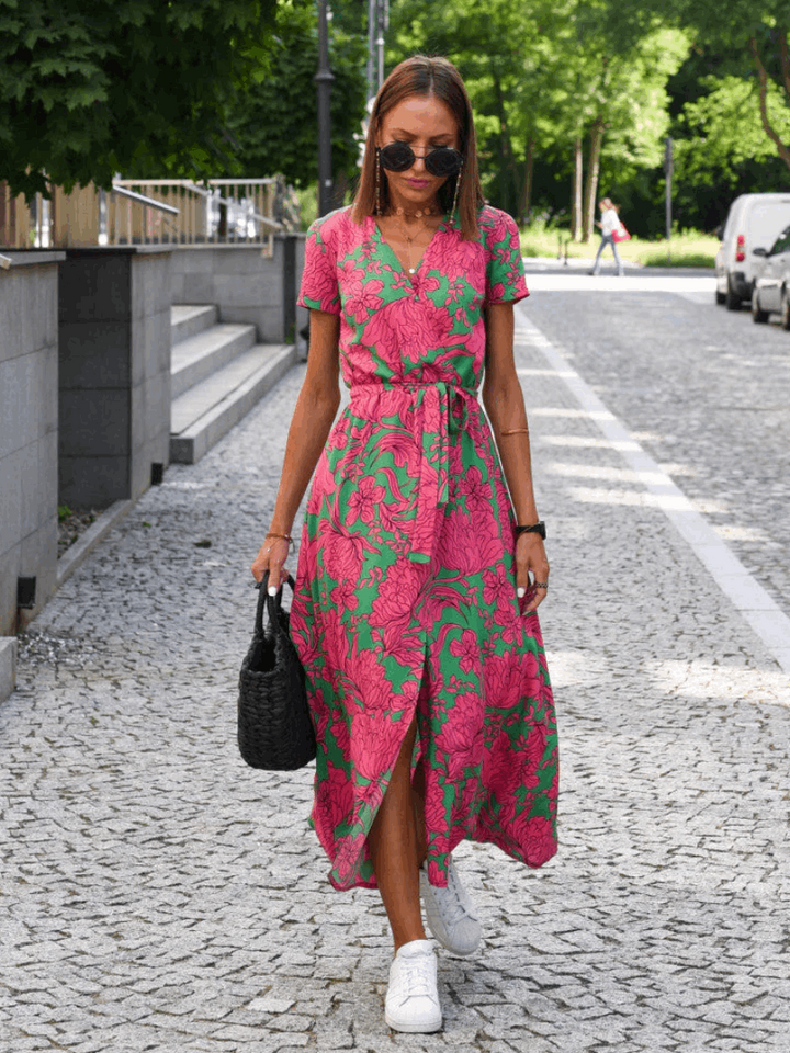 Kelly | Elegante jurk met bloemenprint