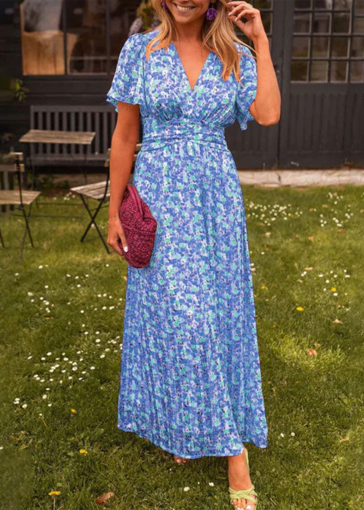 Elisa | Elegante jurk met bloemenprint