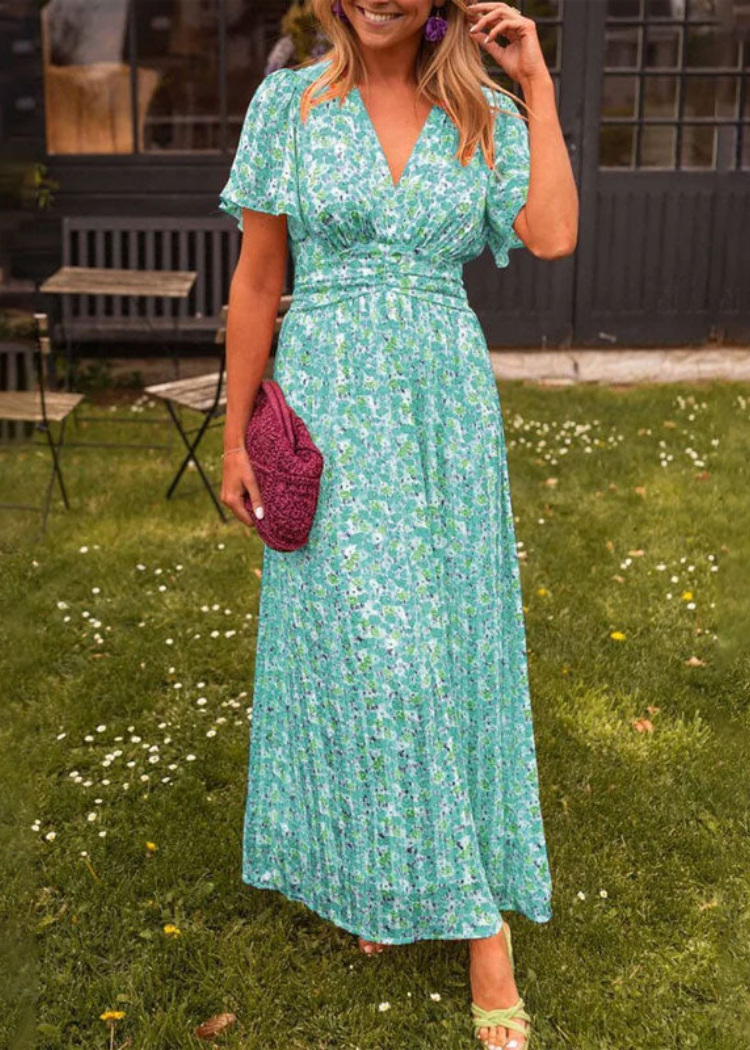 Elisa | Elegante jurk met bloemenprint