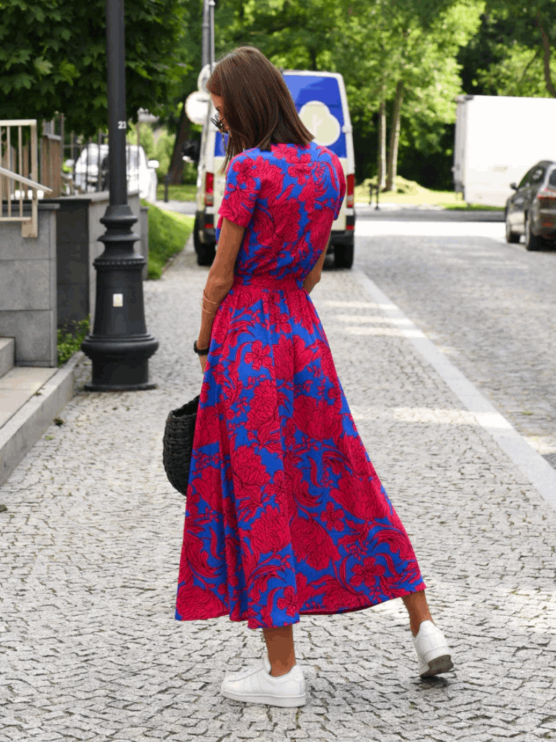 Kelly | Elegante jurk met bloemenprint
