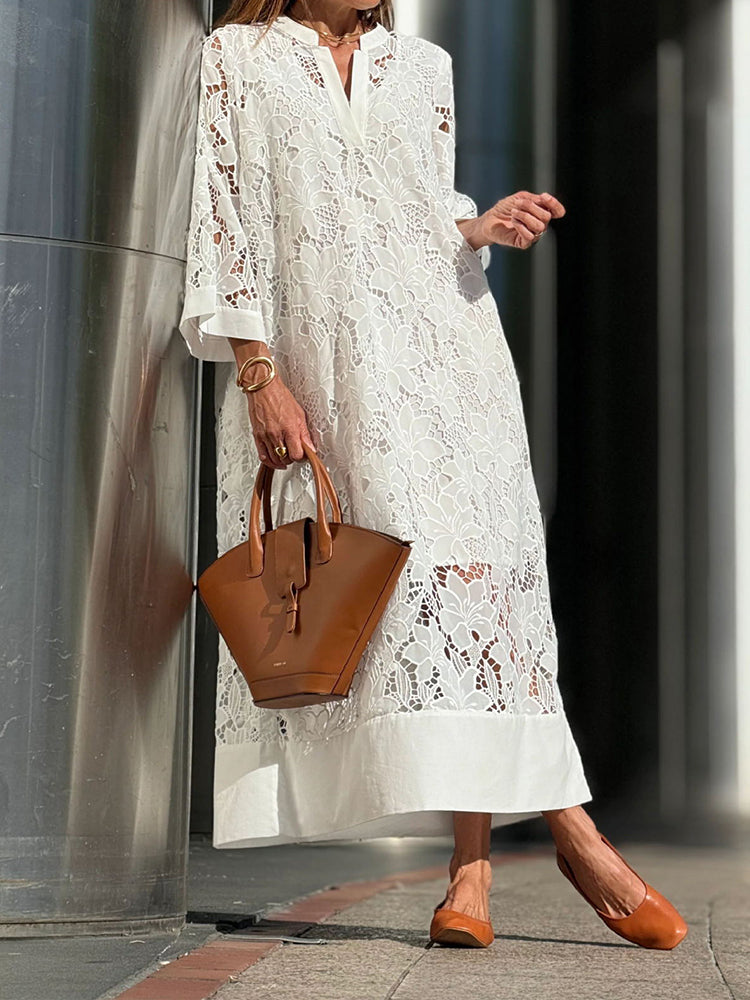 Bente | Elegante Kanten Jurk