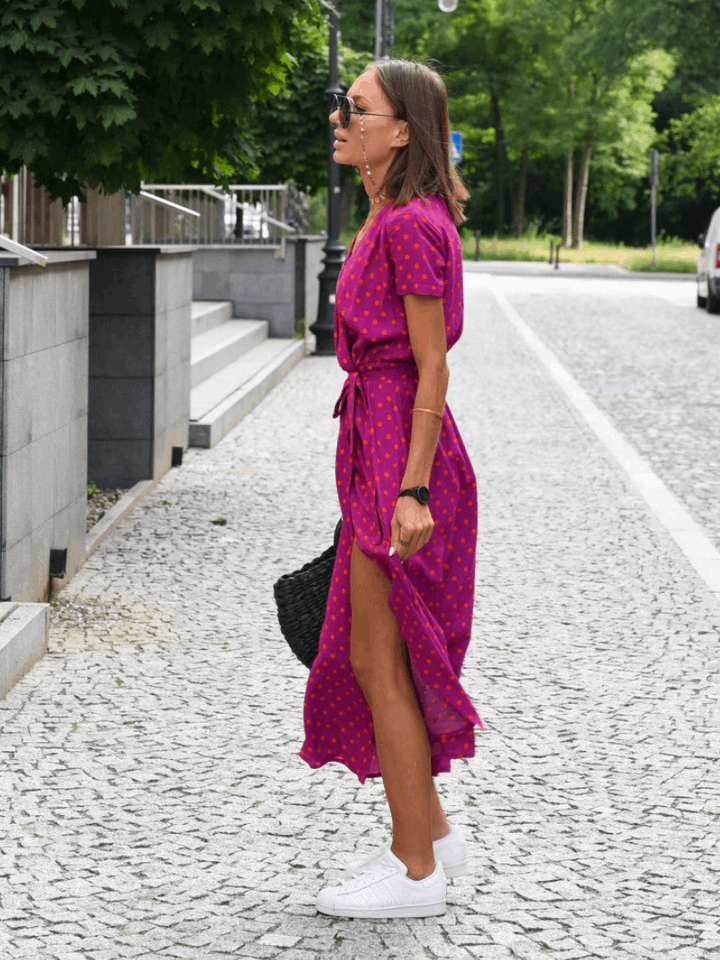 Kelly | Elegante jurk met bloemenprint