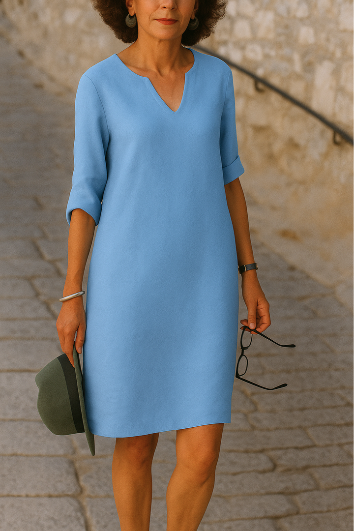 Victoria | Elegante V-hals jurk