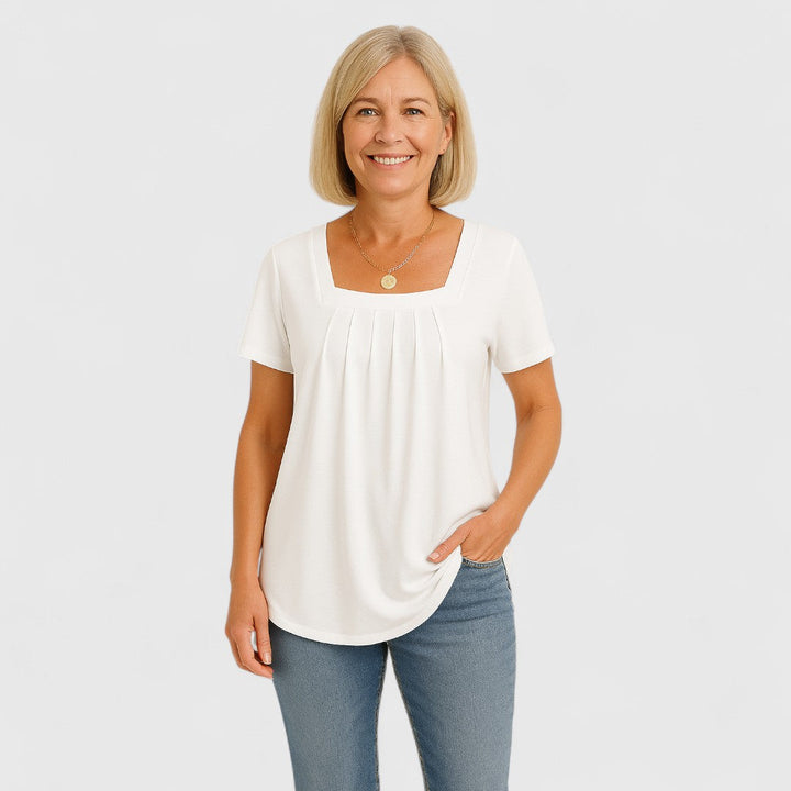 Carolien | Elegante top met een relaxte pasvorm