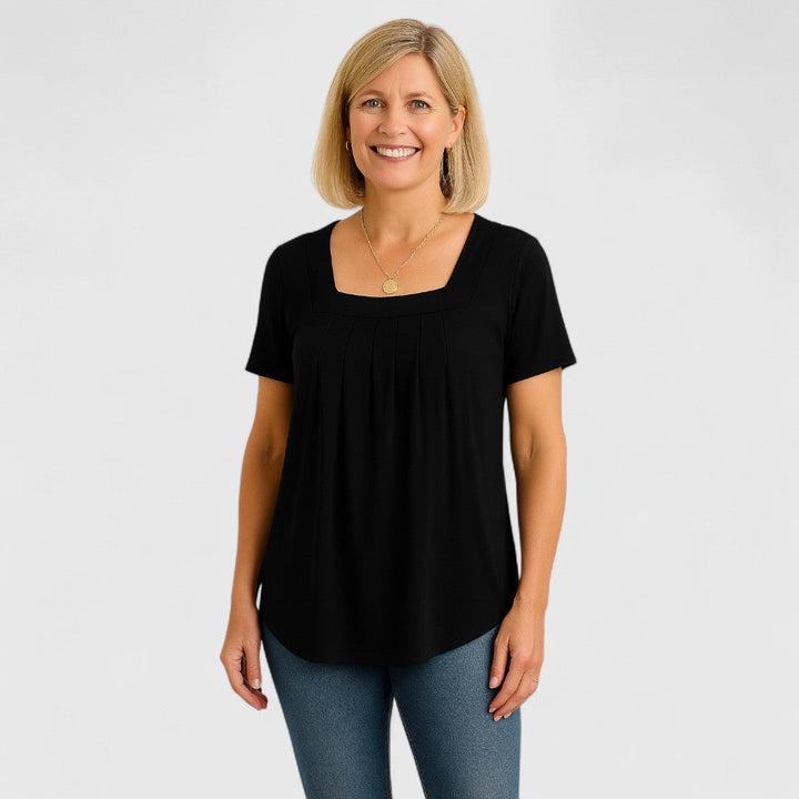 Carolien | Elegante top met een relaxte pasvorm