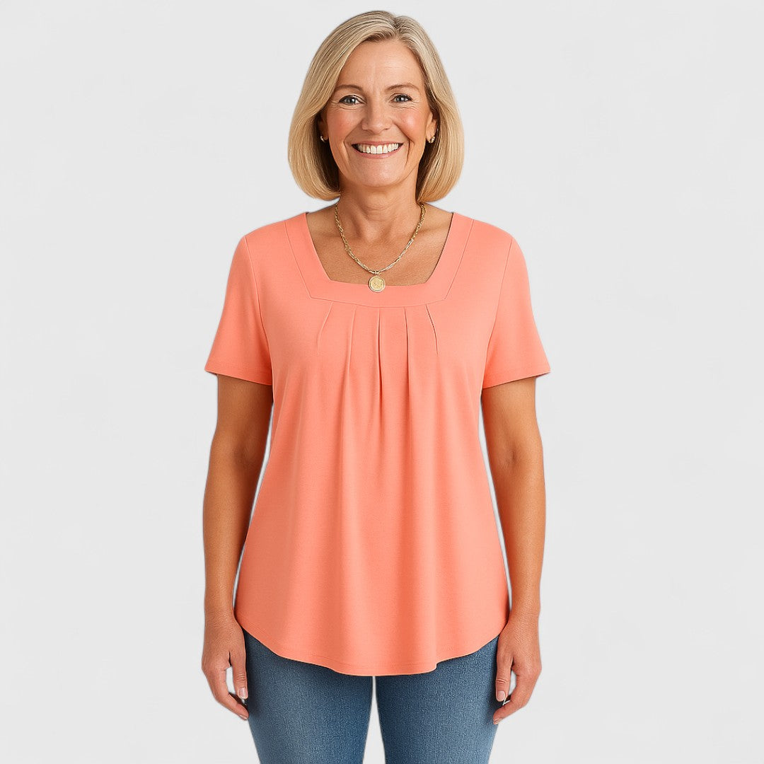 Carolien | Elegante top met een relaxte pasvorm