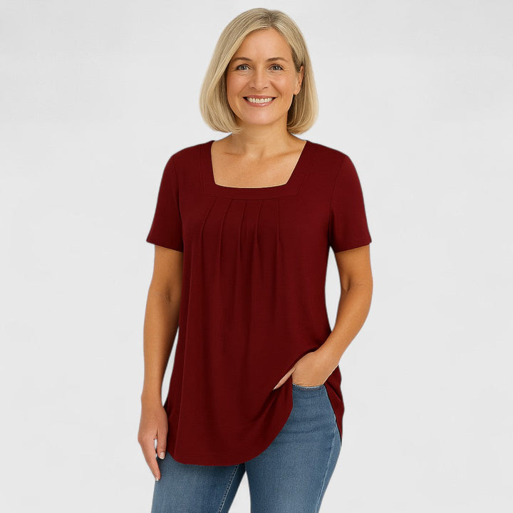 Carolien | Elegante top met een relaxte pasvorm