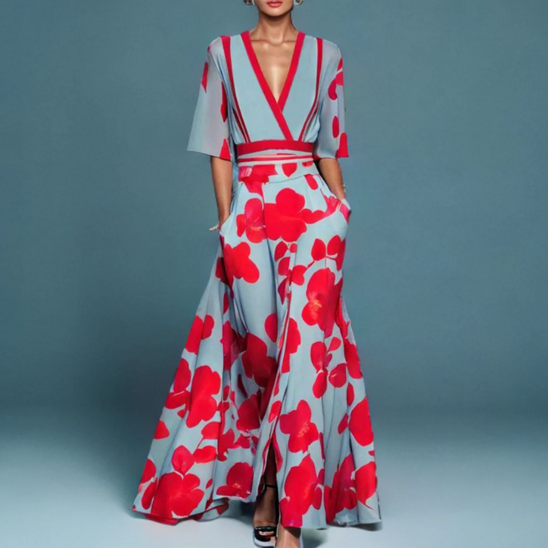 Lily | Elegante Jurk met Bloemenprint